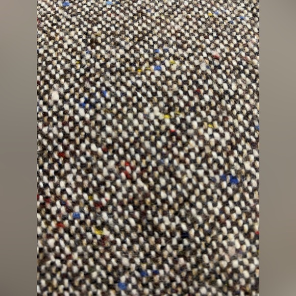 Vintique Tweed 24” Waist all Wool Lined Skirt and 2 button Pockets Jacket Suit - Picture 16 of 16